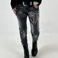 Jeans model "Mirror Sequins" - black