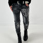Jeans model "Mirror Sequins" - black