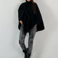 Poncho/Throw model "The Poncho" - black