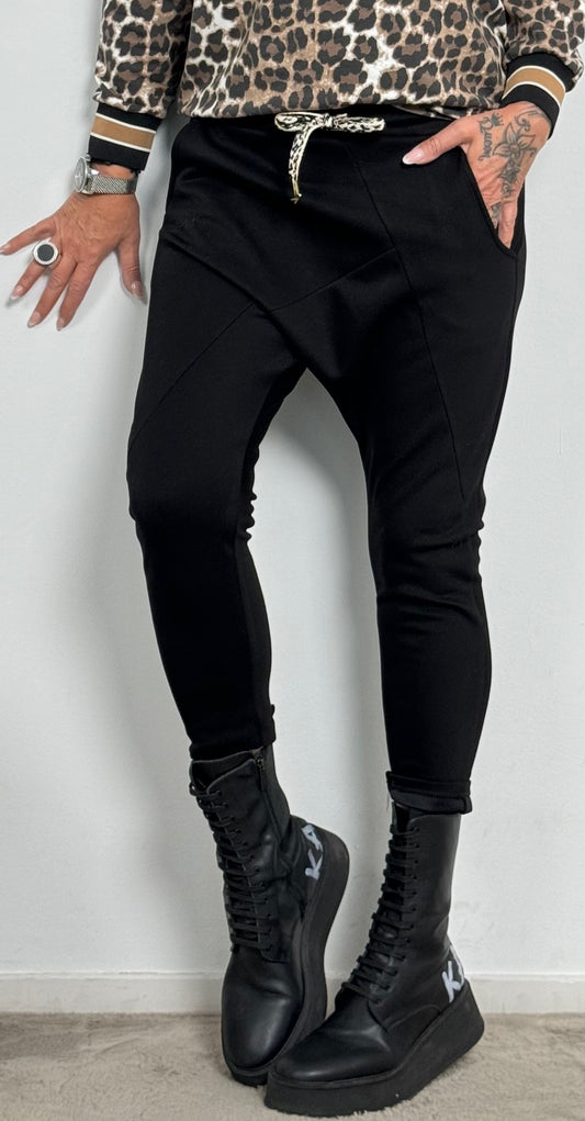 Baggy pants "Larissa" - black