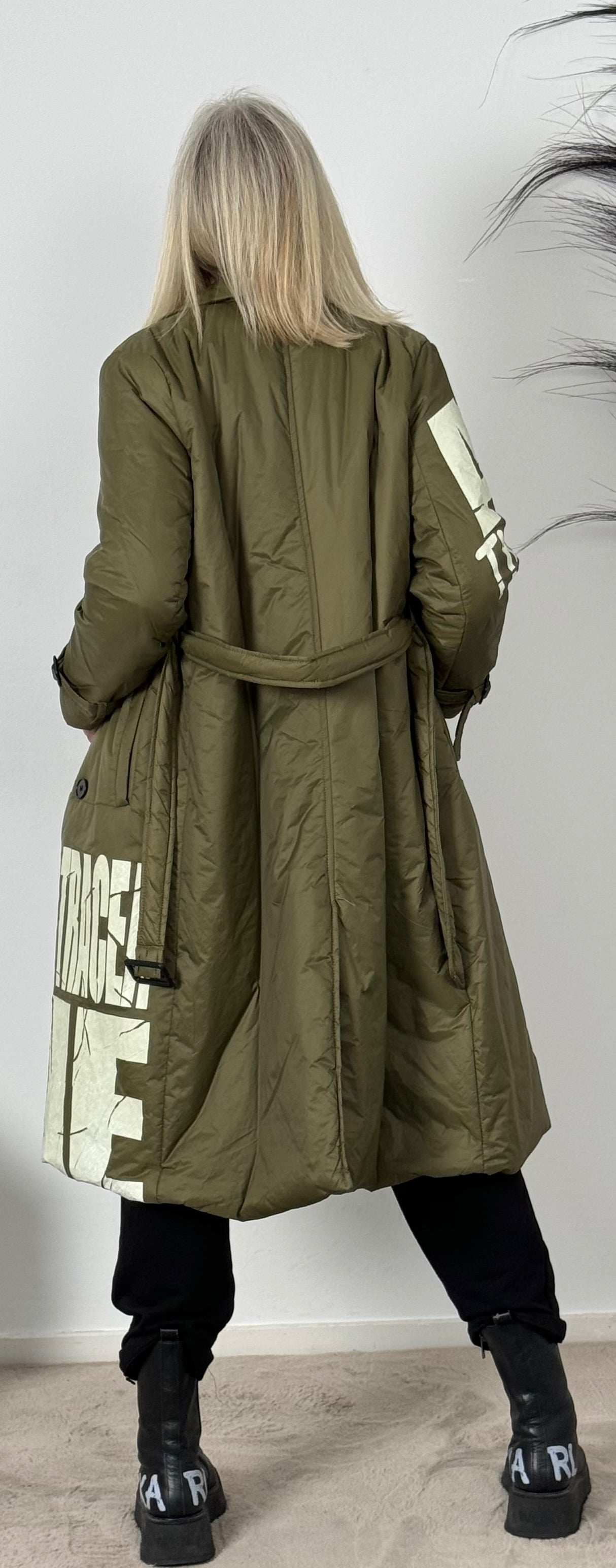 Lightweight quilted coat "New Rules" - khaki