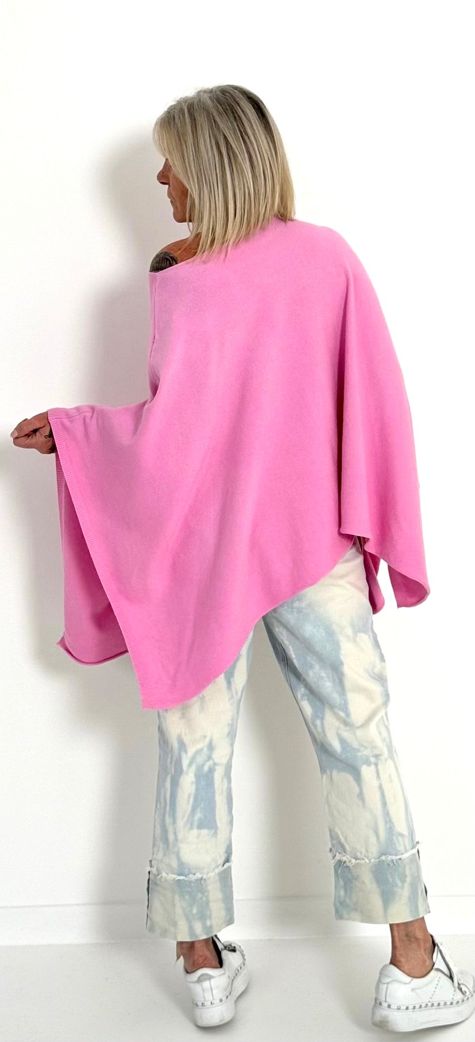 Poncho Modell "Joelle" - candy