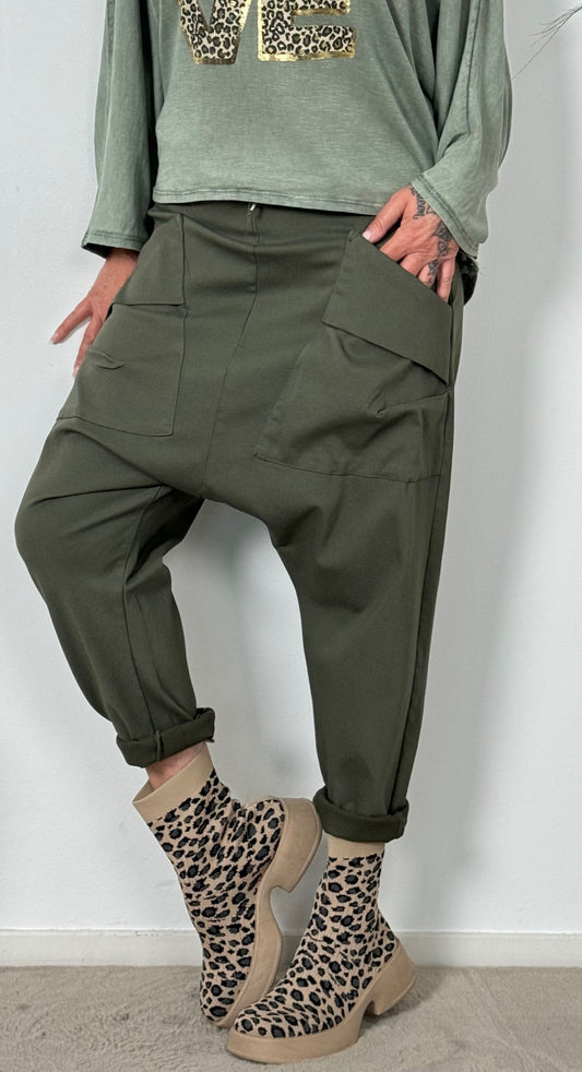 Baggy pants "Lifestyle" - olive