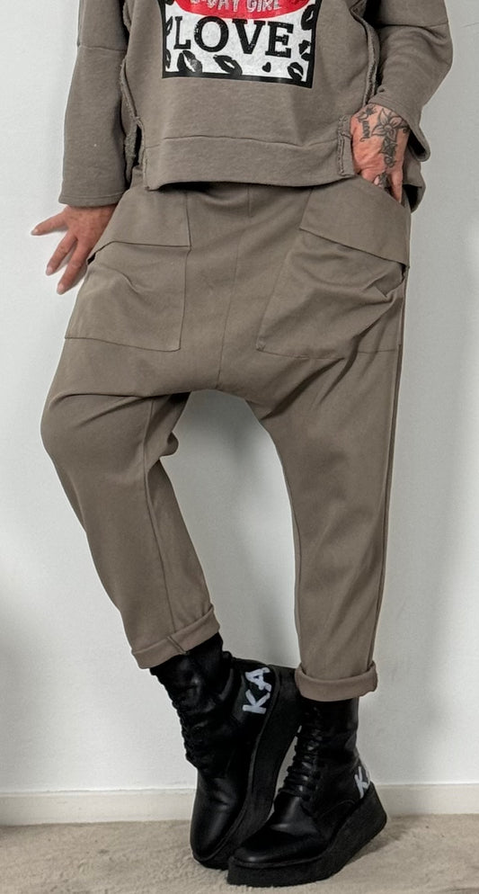 Baggy pants "Lifestyle" - taupe