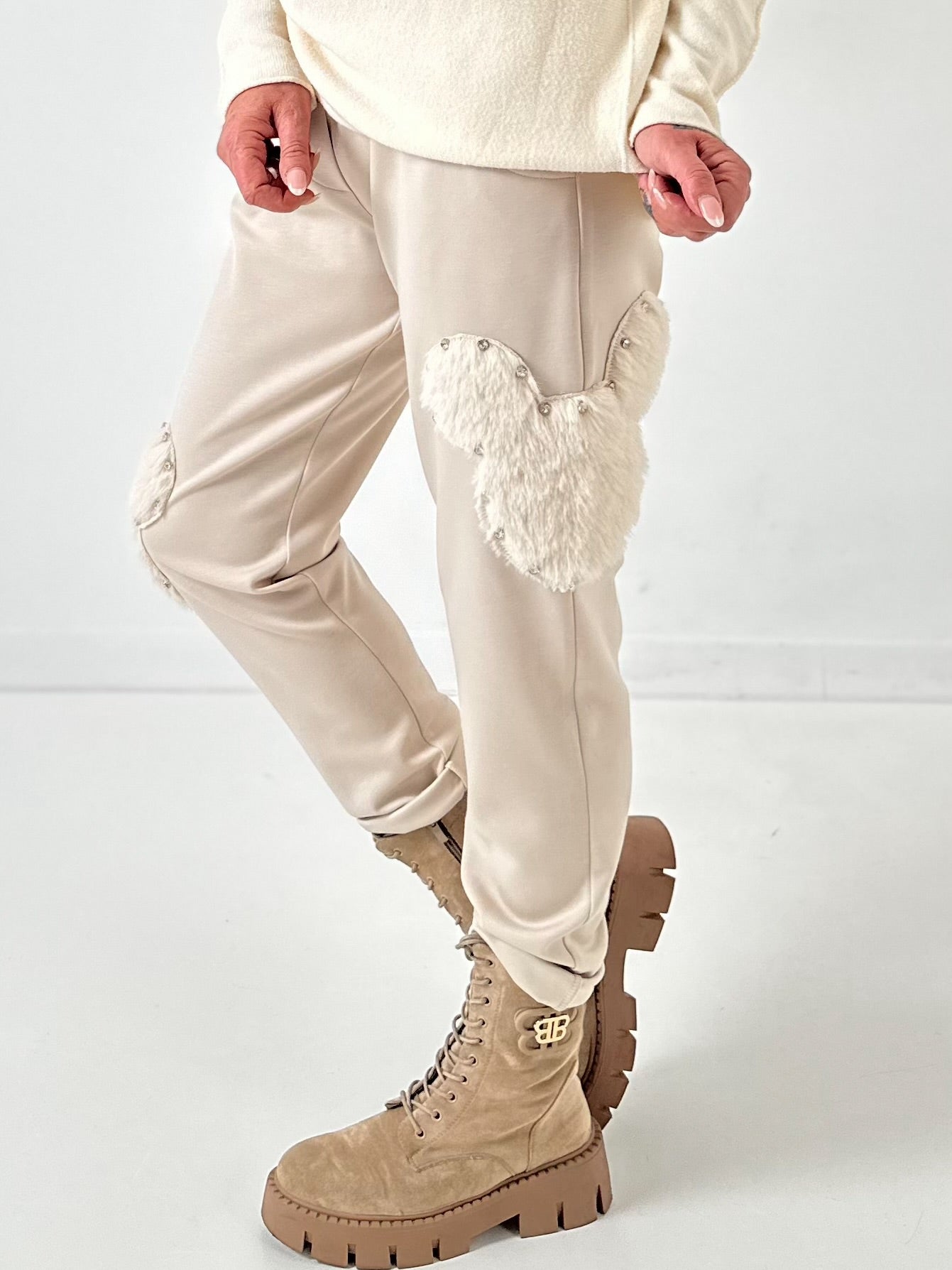 Pants model “Furry Patch” - beige