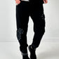 Pants model "Furry Patch" - black