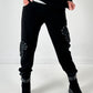 Pants model "Furry Patch" - black