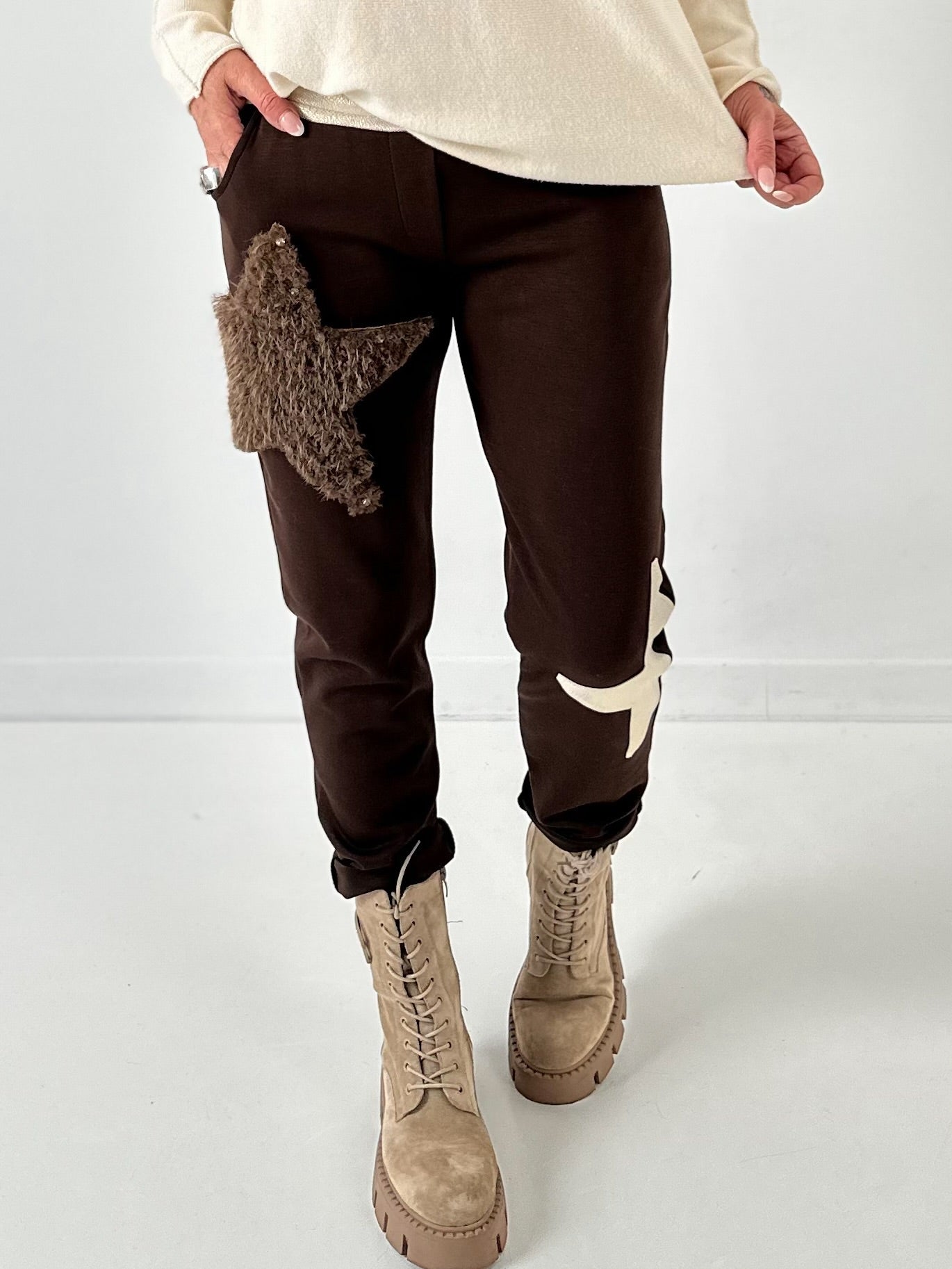 Pants model "Star" - chocolate