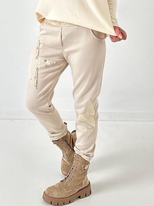 Pants model "Star" - beige