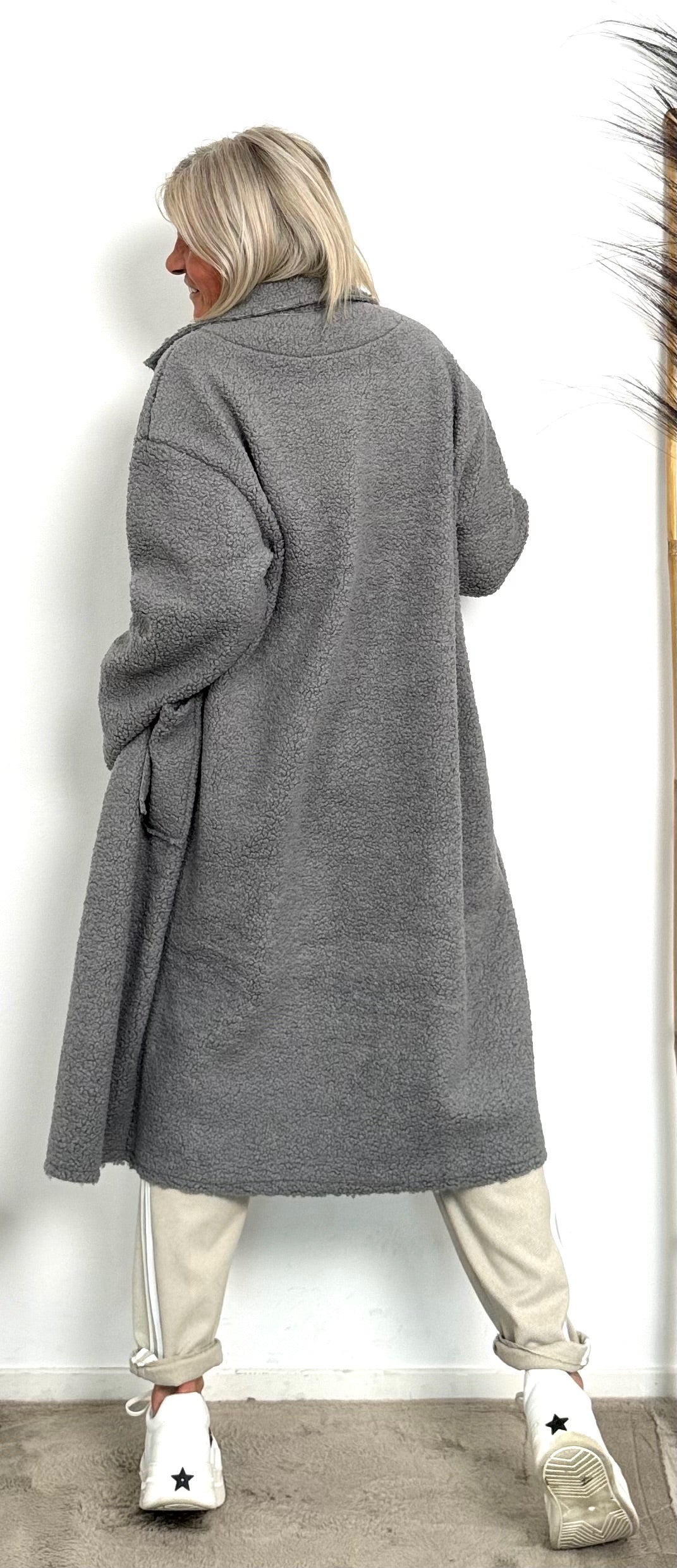 Coat "Feel Good" - grey