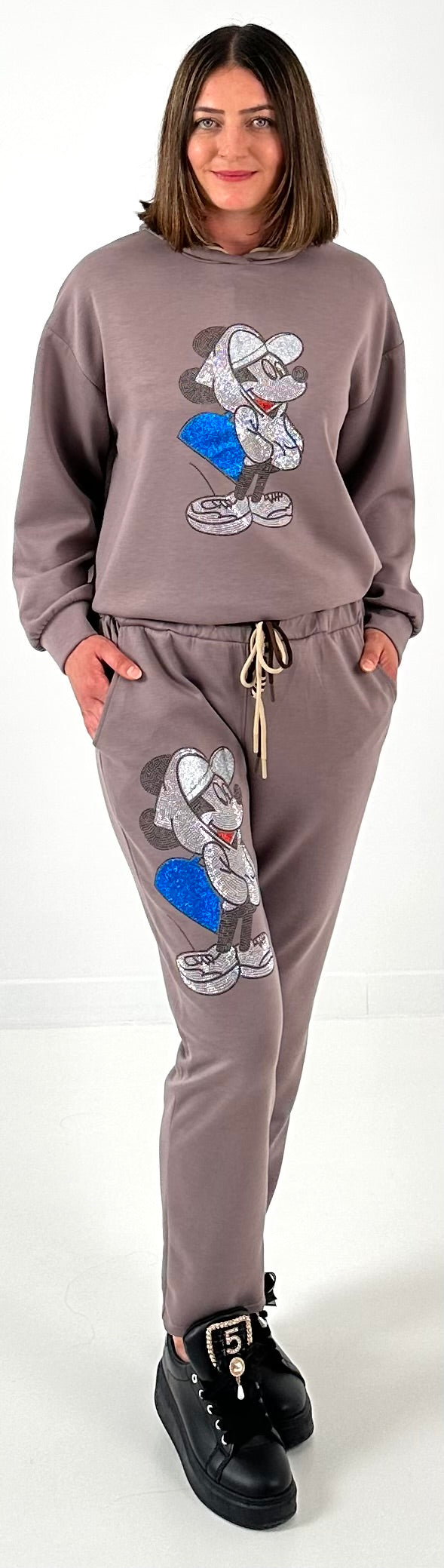 2-Teiler Modell "Mouse me up" - taupe