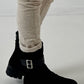 Bootie model "Buckle" - black