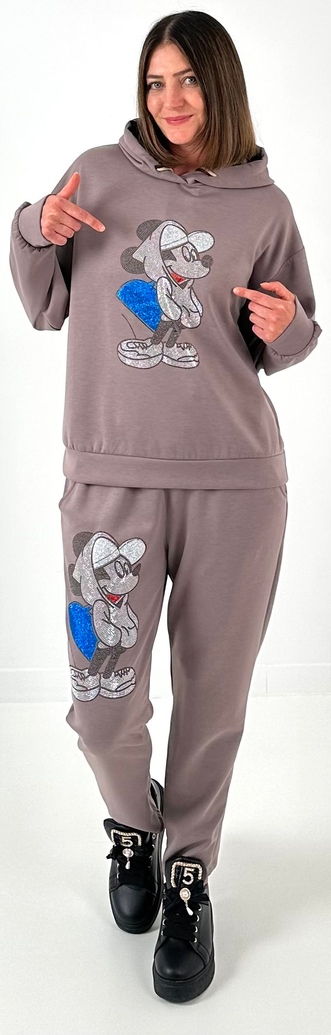 2-Teiler Modell "Mouse me up" - taupe