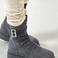 Bootie model "Buckle" - anthracite