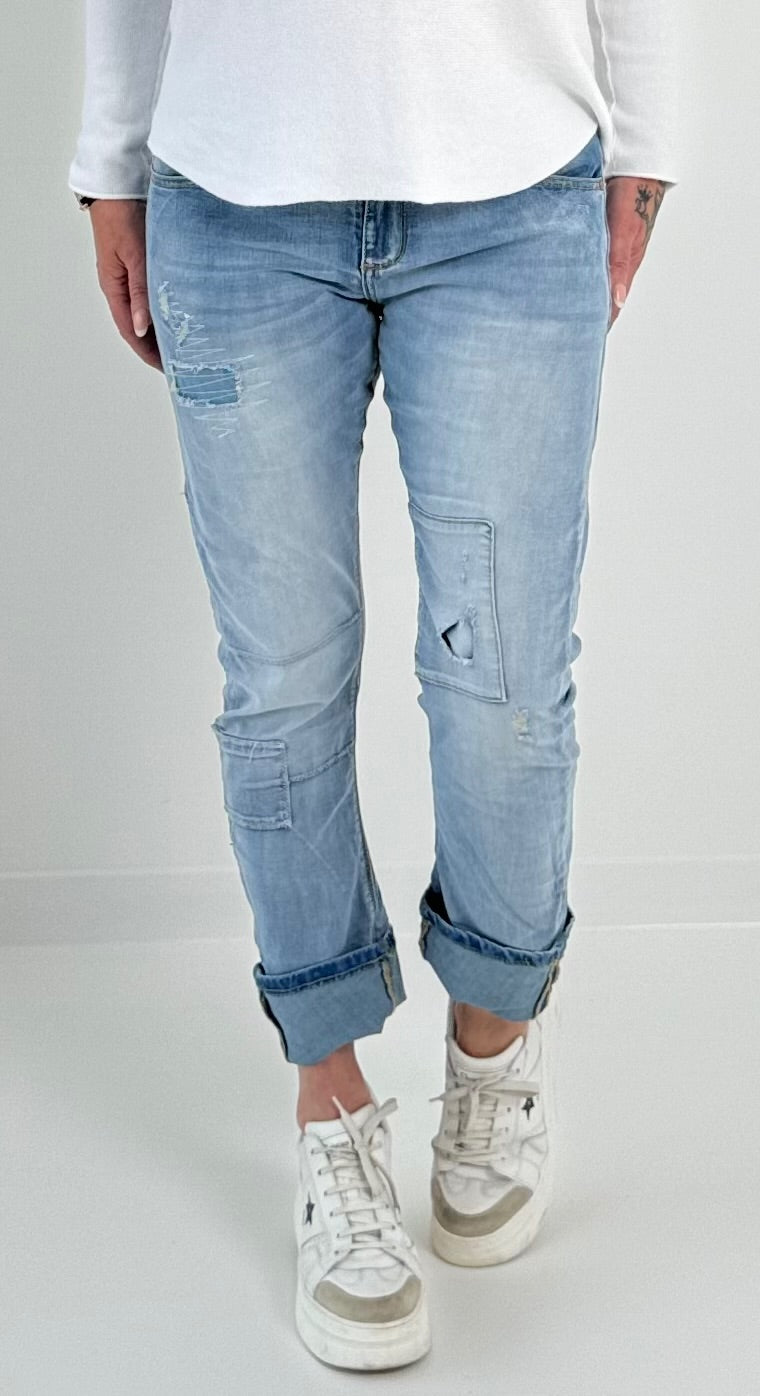 Jeans Hose Modell "Dyna" - denim