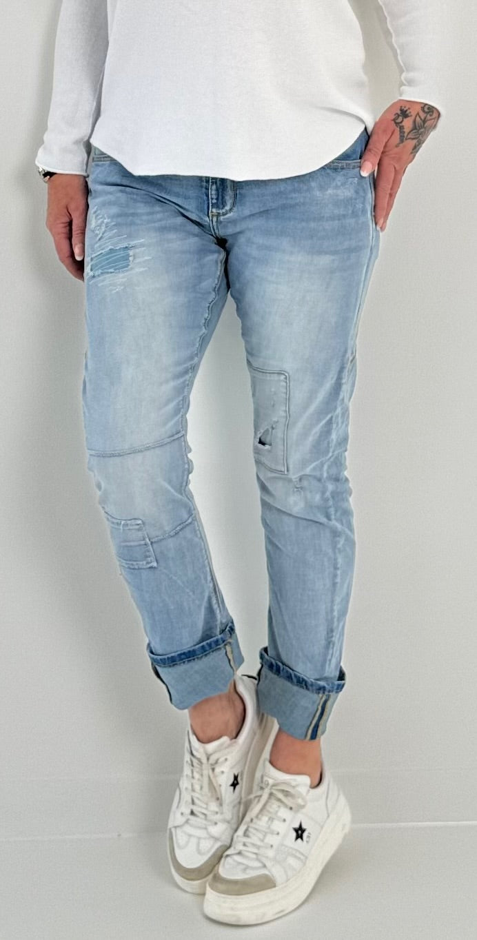 Jeans Hose Modell "Dyna" - denim