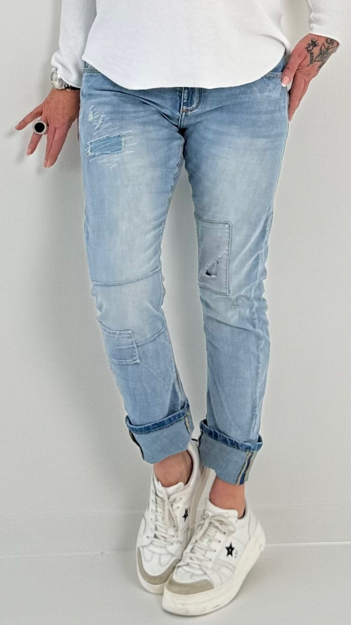 Jeans Hose Modell "Dyna" - denim