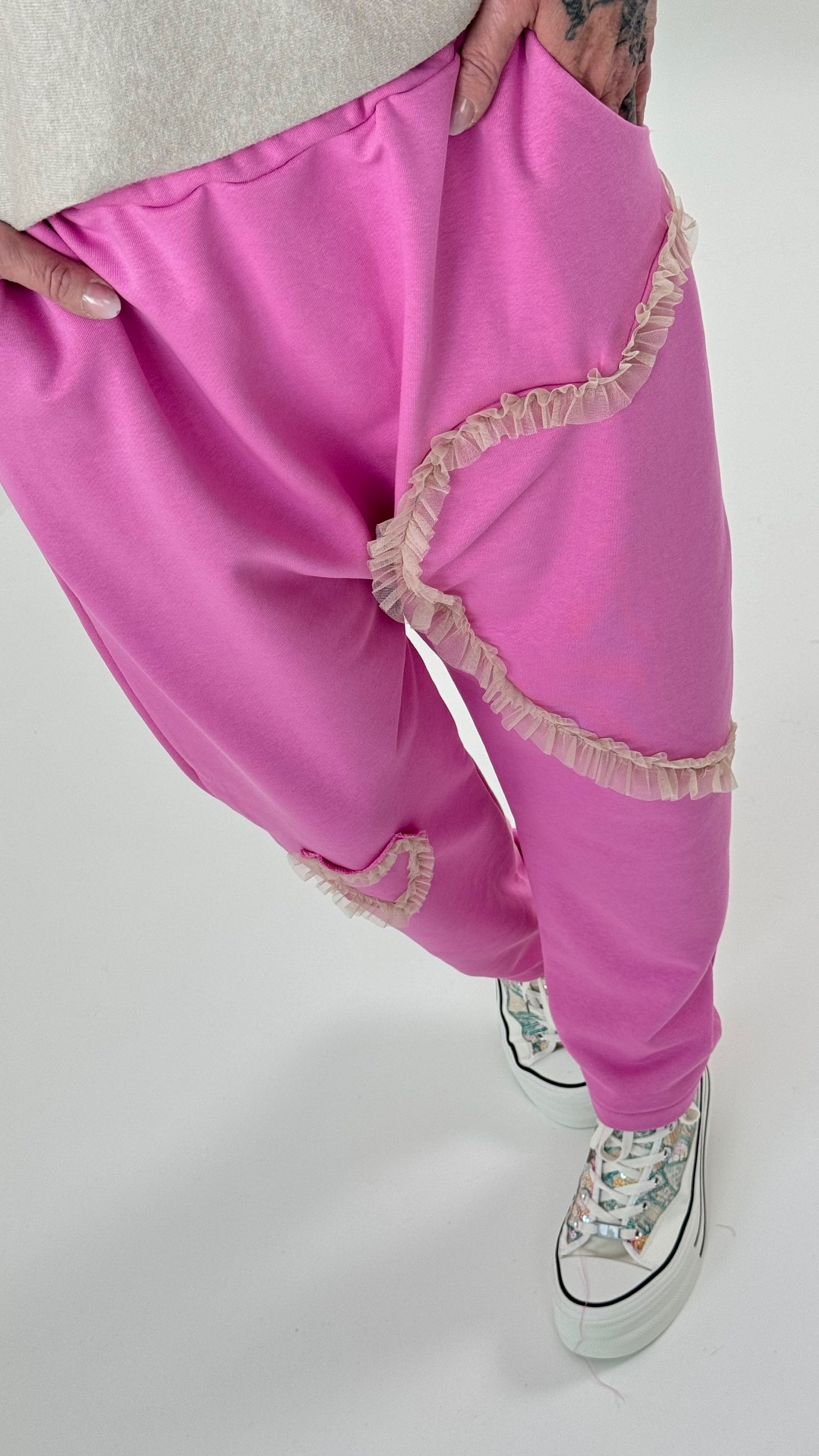 Baggy model "Heart" - candy pink