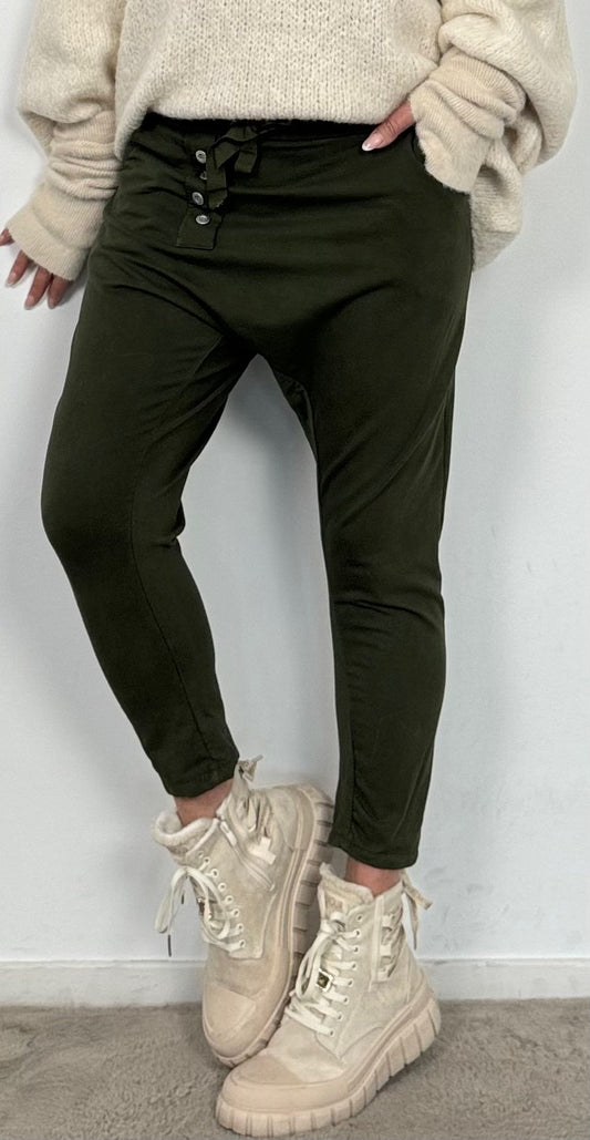 Baggy Pants "Chrissy" - olive