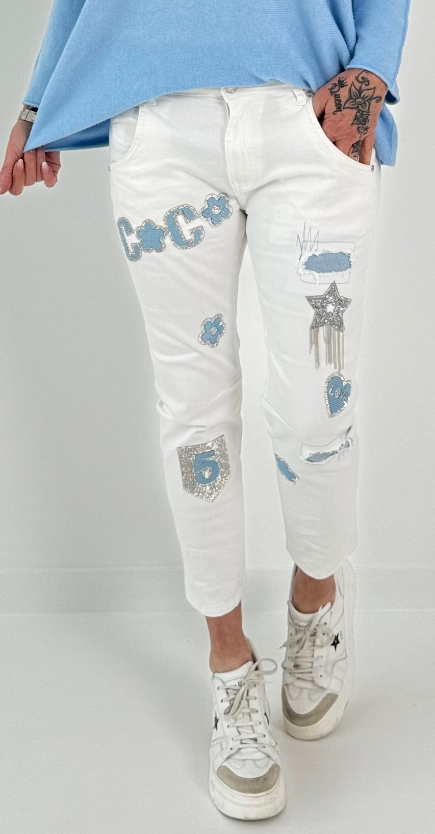 Jeans Modell "Lulu" - weiss