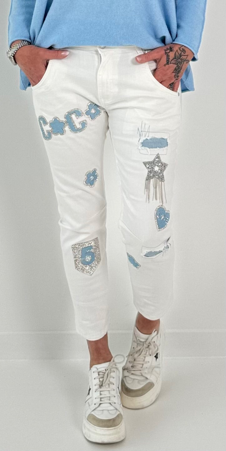 Jeans Modell "Lulu" - weiss