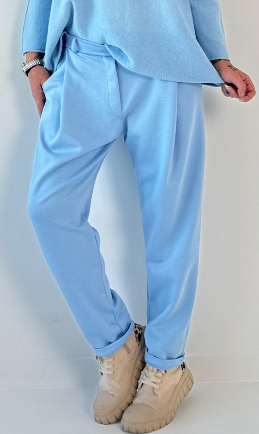 Pleated baggy model "Olivia" - baby blue