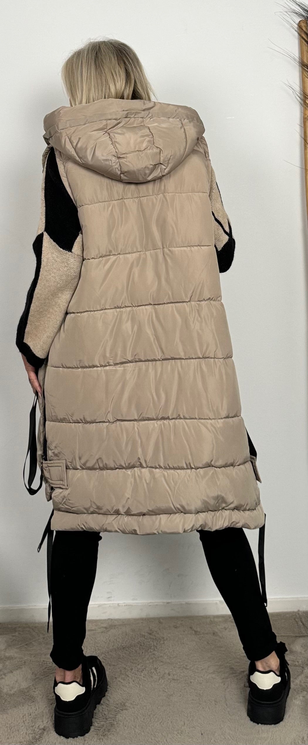 Quilted vest "My Way" - beige