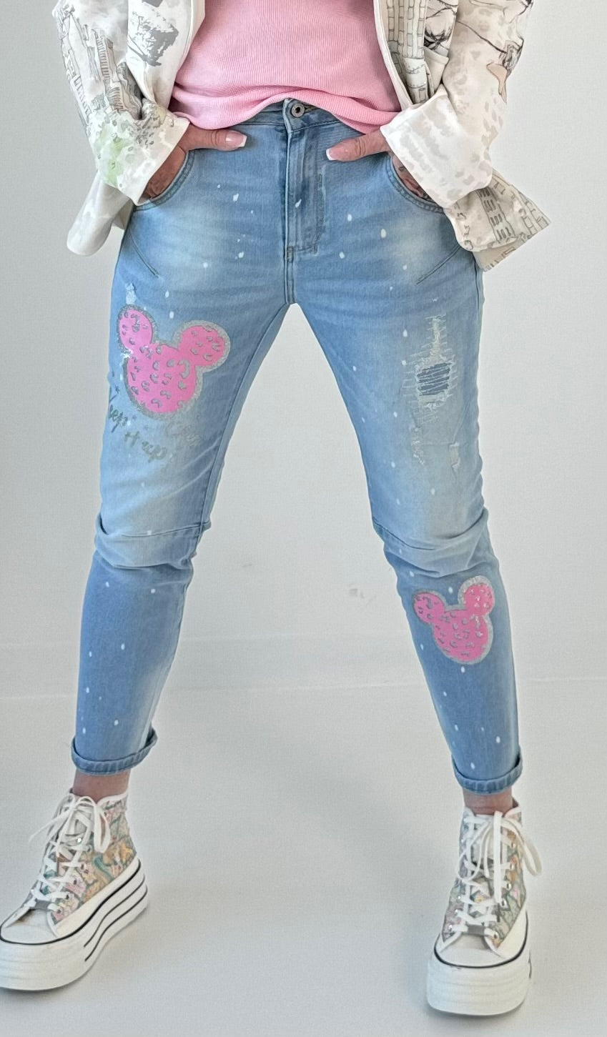 Jeans trousers model "Mouse" - denim