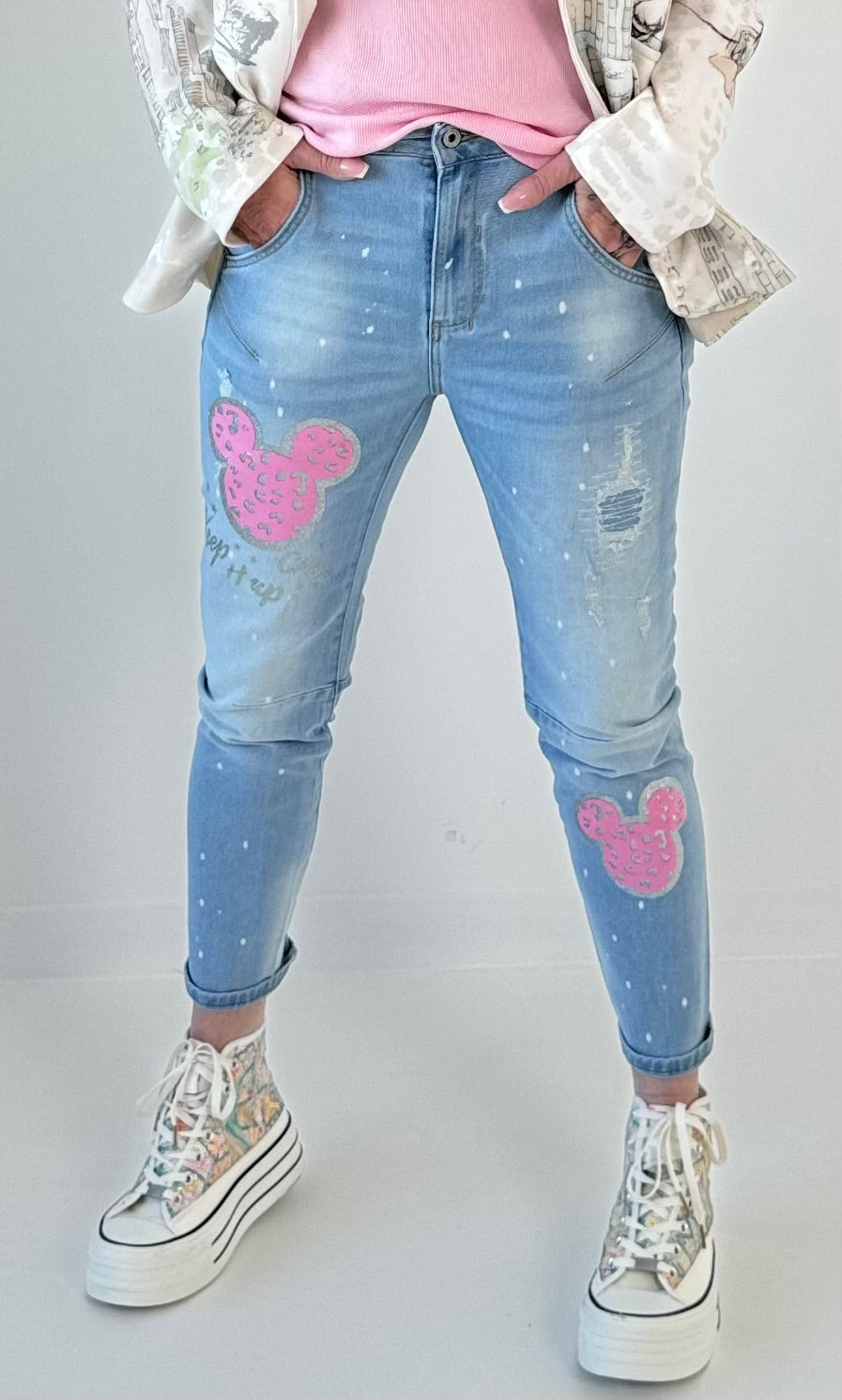 Jeans trousers model "Mouse" - denim