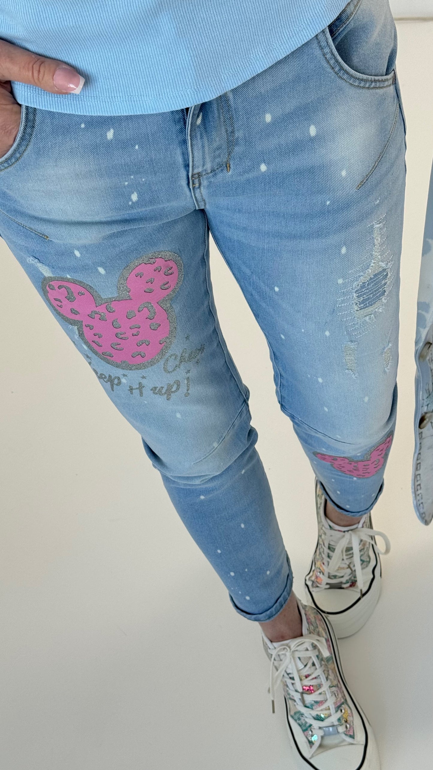 Jeans trousers model "Mouse" - denim