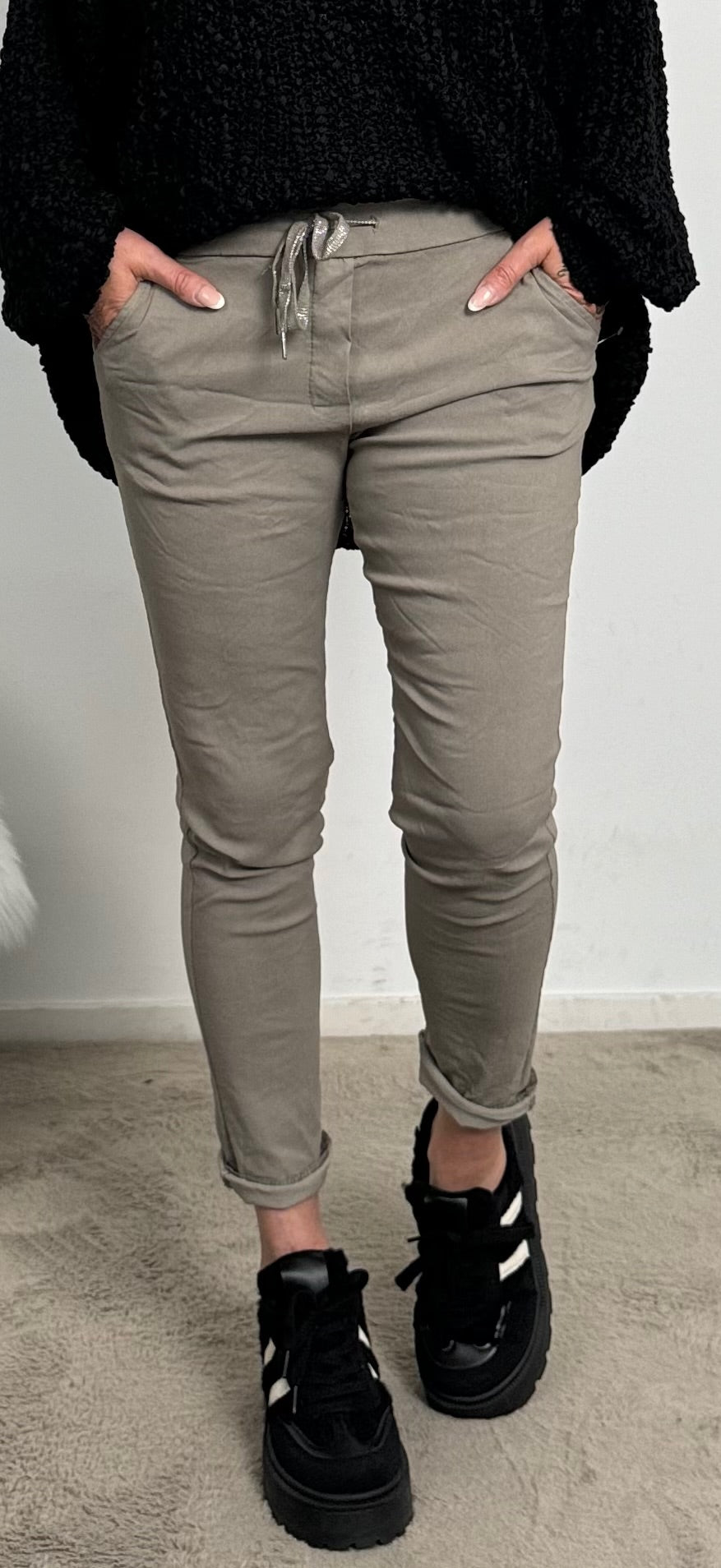 Broek "Maja" - taupe