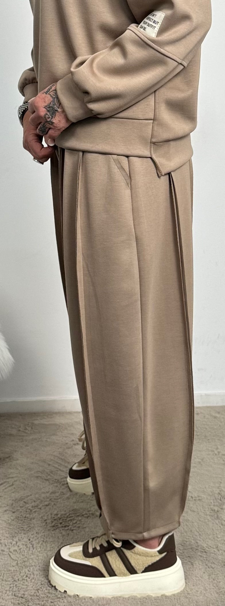 2-piece "Mary Joe" - taupe