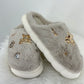 Fur slipper "Ira" - beige