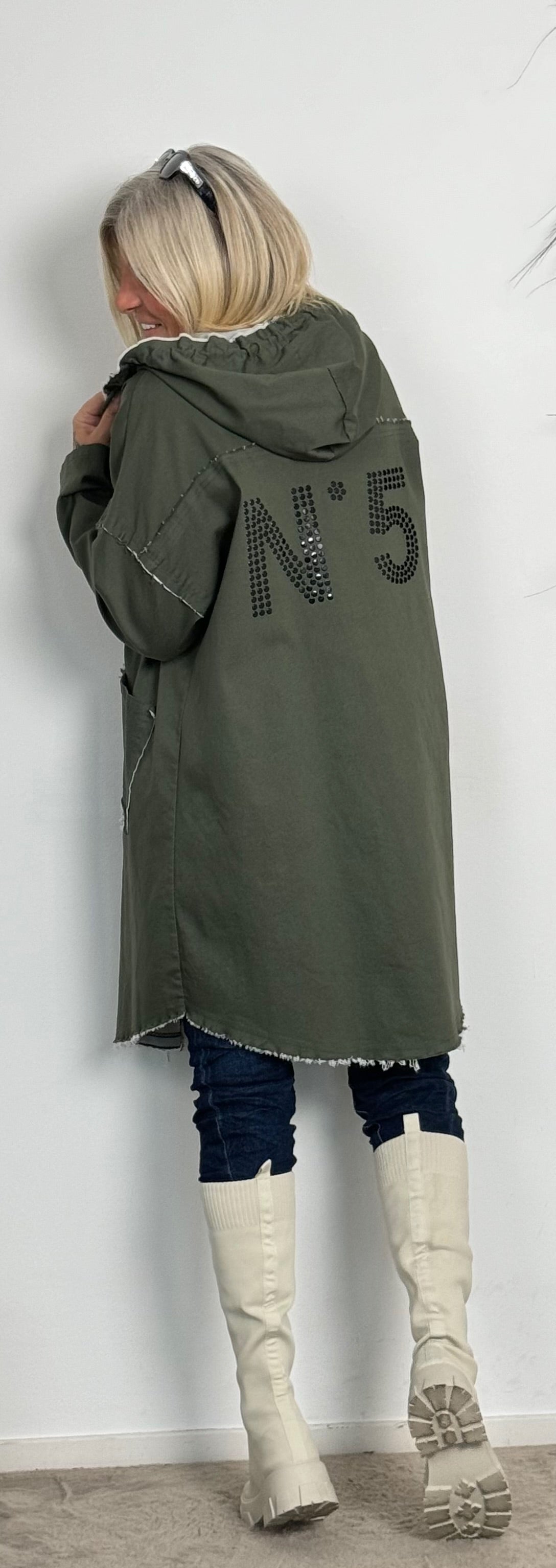 Coat "N*5" - olive