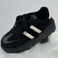 Sneaker with teddy fur "Nena" - black