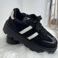 Sneaker with teddy fur "Nena" - black