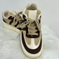 Sneaker with teddy fur "Nena" - brown