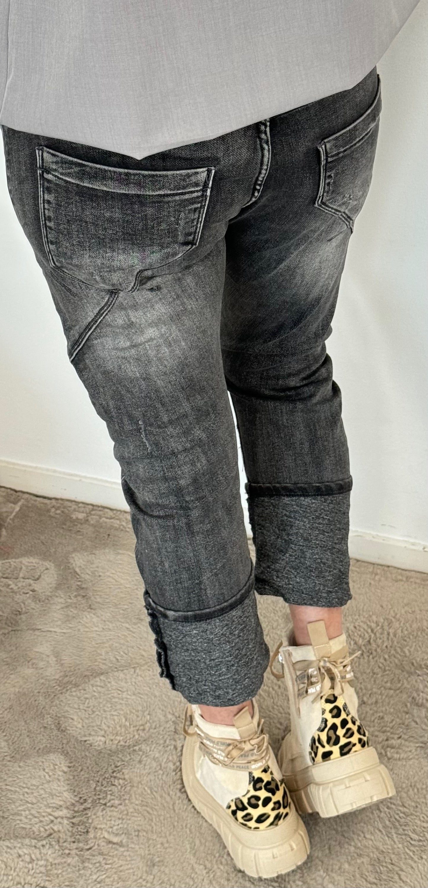 Jeansbroek "Fay" - grijze denim