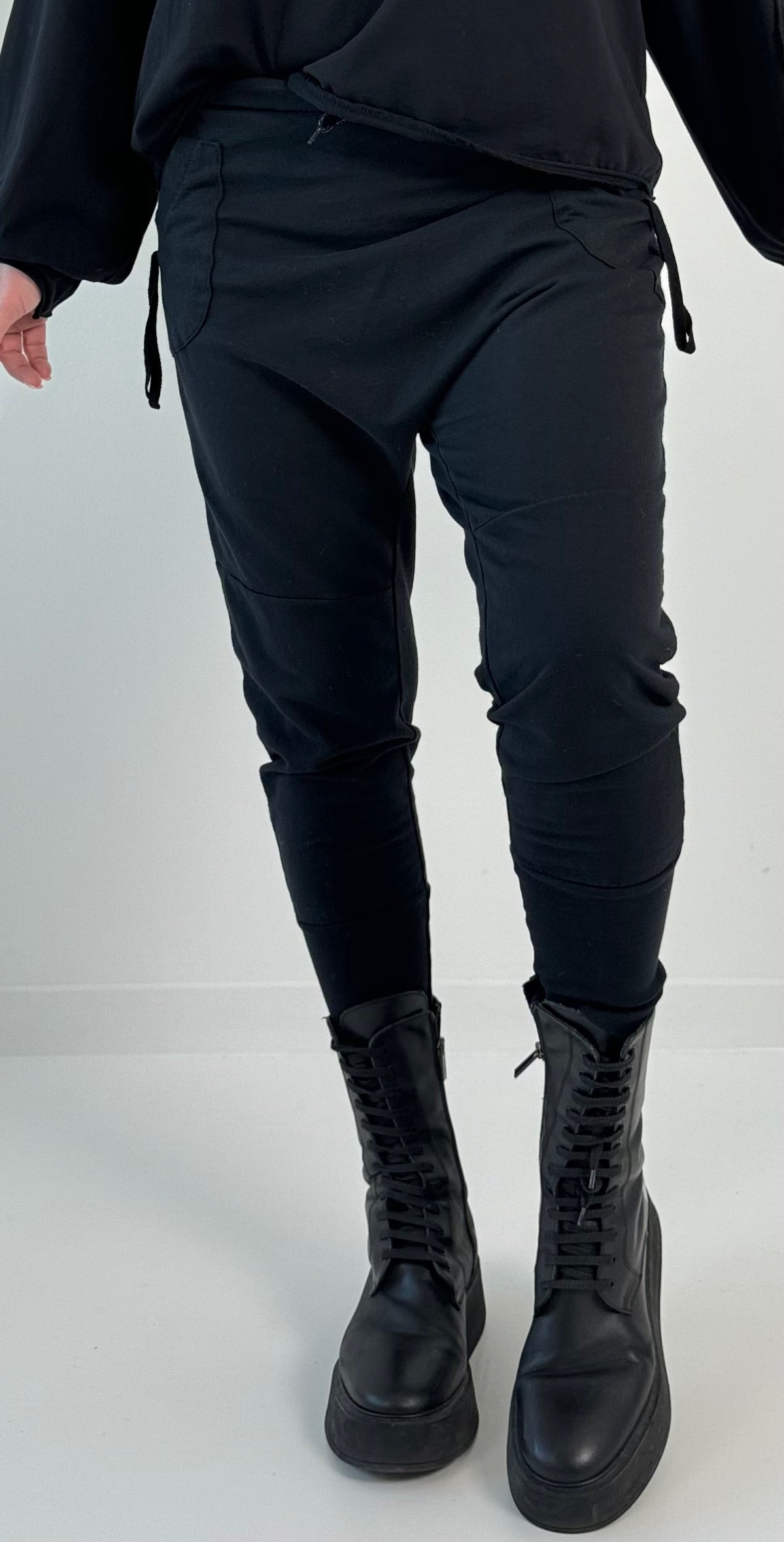 Baggy broek model "Kira" - zwart