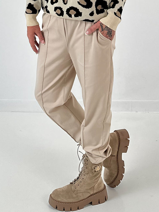 Broek model "Liv" - beige