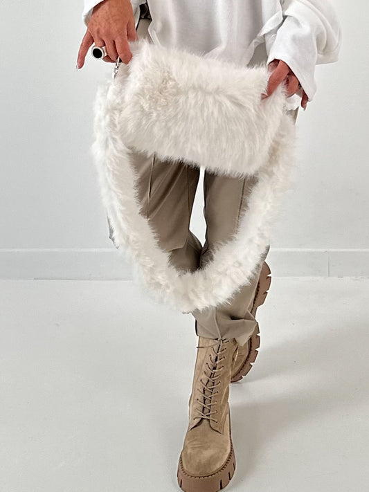 Muffbag model "Deluxe" - wit