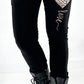 Broek model "Amour Stitch" - zwart