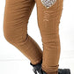 Pants model "Amour Stitch" - camel