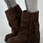 Bootie model "Dusty Step" - mocha