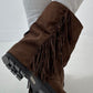 Bootie model "Dusty Step" - mocha