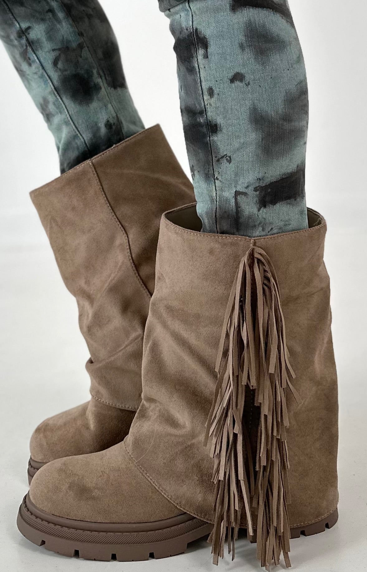 Bootie model "Dusty Step" - beige