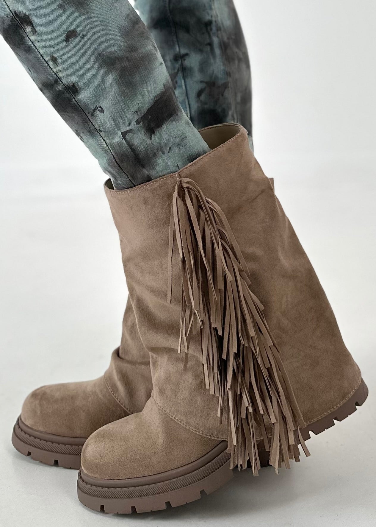 Bootie model "Dusty Step" - beige