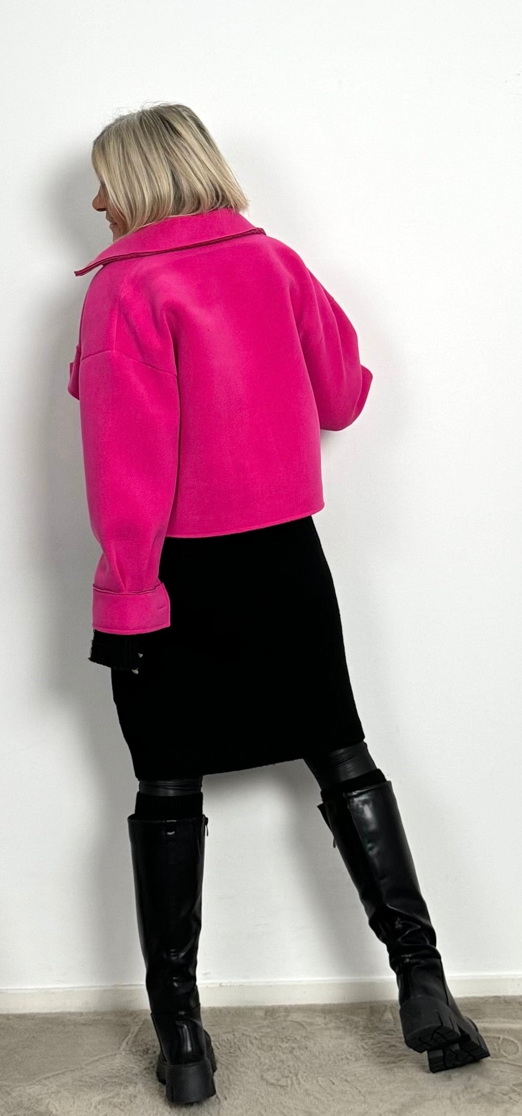 Boxy jacket "Mercy" - pink