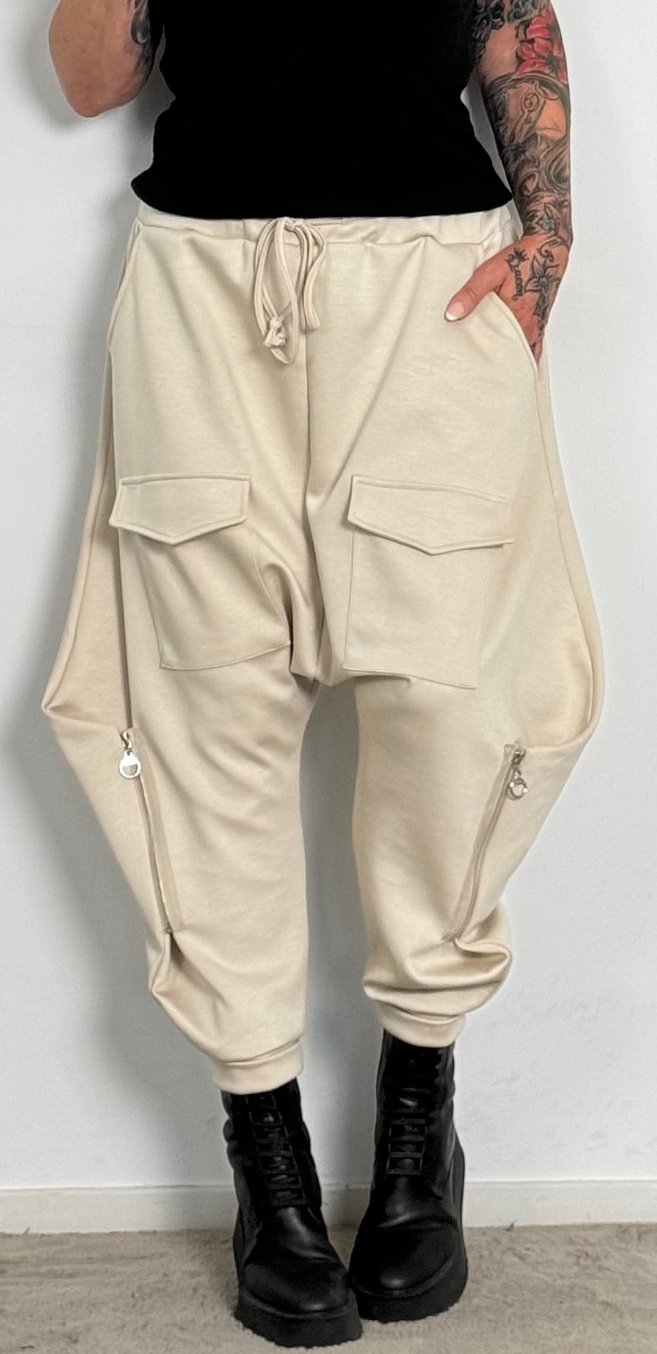 Baggy Hose "Whitney" - beige