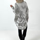 Pullover Modell "My Way" - grau-weiss